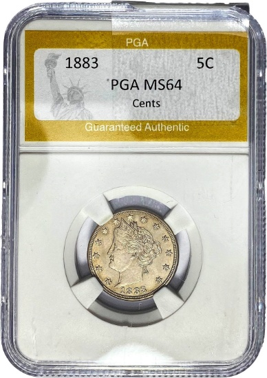 1883 Liberty Head Nickel PGA MS64