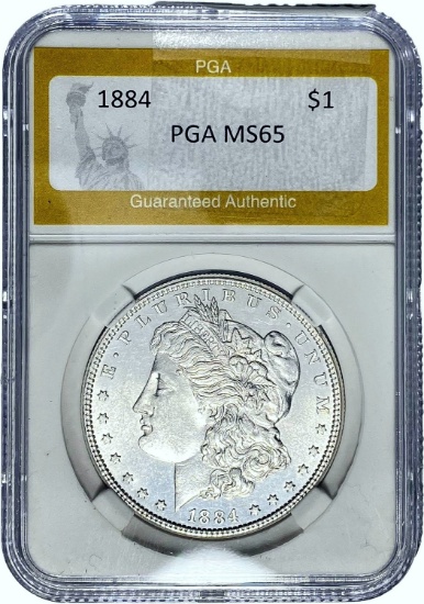 1884 Morgan Dollar PGA MS65