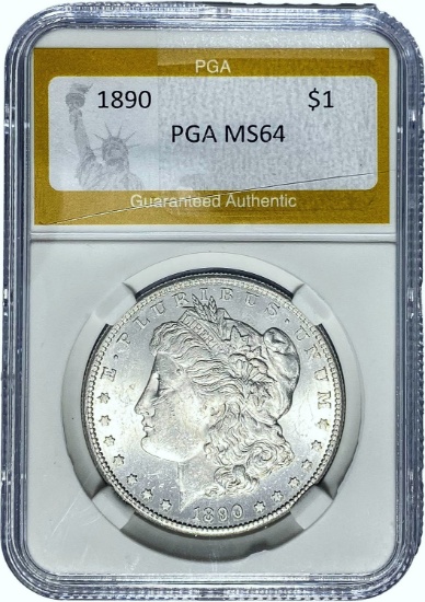 1890 Morgan Dollar PGA MS64