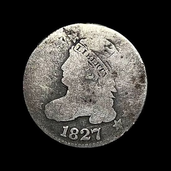 1827 Capped Bust Half Dime NICELY CIRCULATED