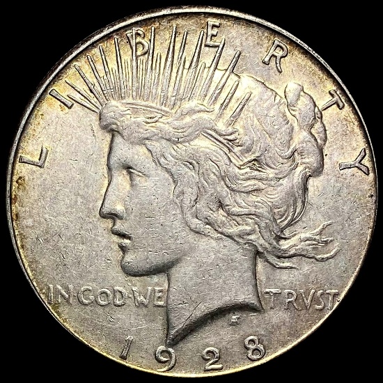 1928-S Silver Peace Dollar CLOSELY UNCIRCULATED