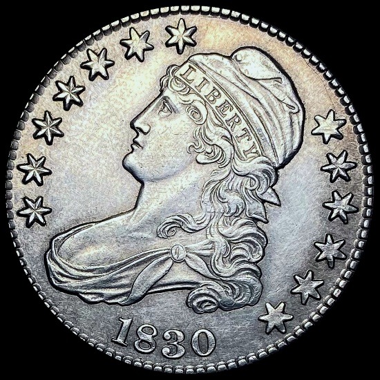 1830 Capped Bust Half Dollar CHOICE AU