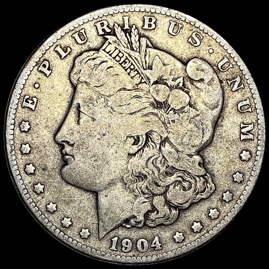 1904-S Silver Morgan Dollar NICELY CIRCULATED