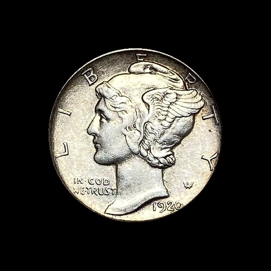 1920-S Mercury Dime NEARLY UNCIRCULATED