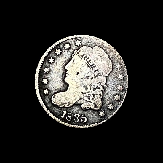1835 Capped Bust Half Dime NICELY CIRCULATED