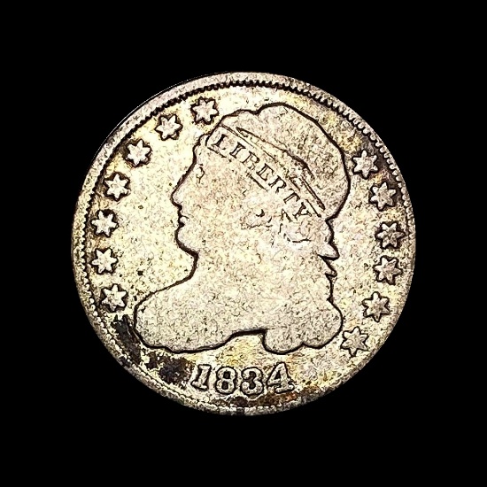 1834 Capped Bust Dime NICELY CIRCULATED
