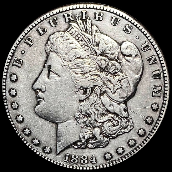 1884-S Silver Morgan Dollar CLOSELY UNCIRCULATED