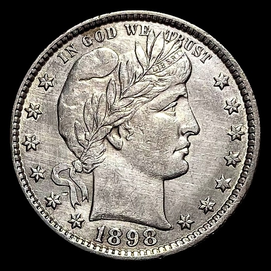 1898 Barber Silver Quarter UNCIRCULATED