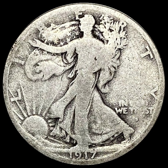 1917 Walking Liberty Half Dollar NICELY CIRCULATED
