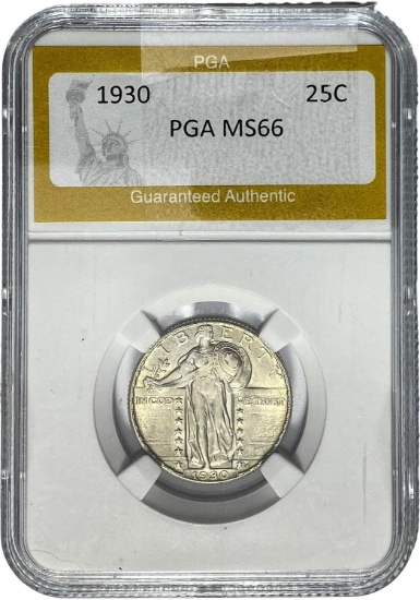1930 Standing Liberty Quarter PGA MS66