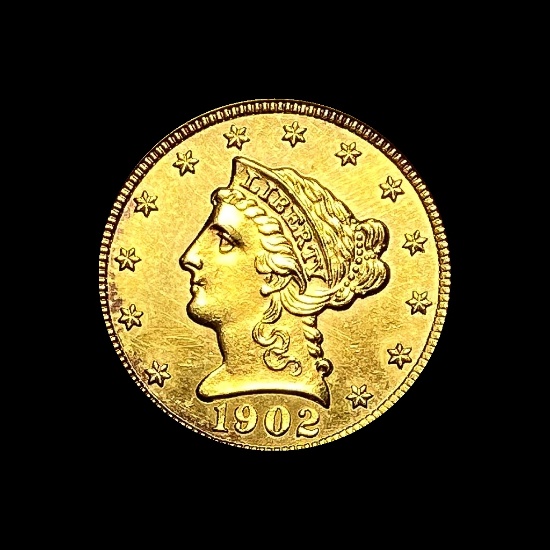1902 Gold $2.50 Liberty Head Quarter Eagle UNCIRCULATED