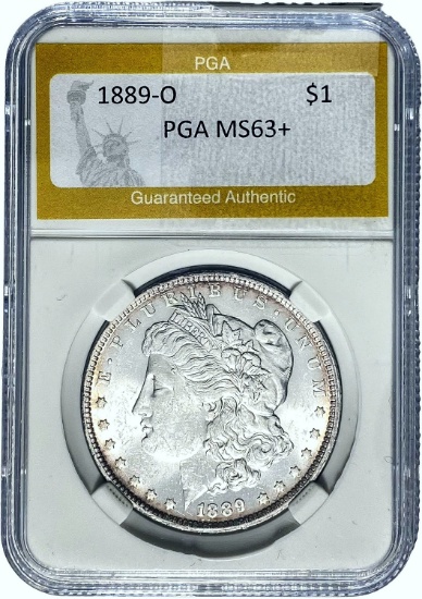 1889-O Morgan Dollar PGA MS63+