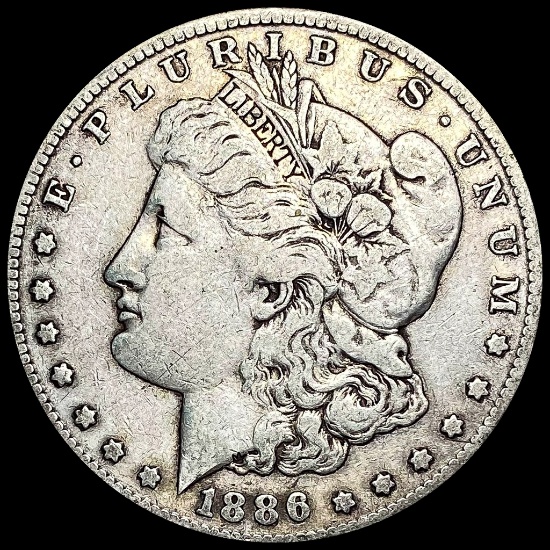 1886-S Silver Morgan Dollar LIGHTLY CIRCULATED