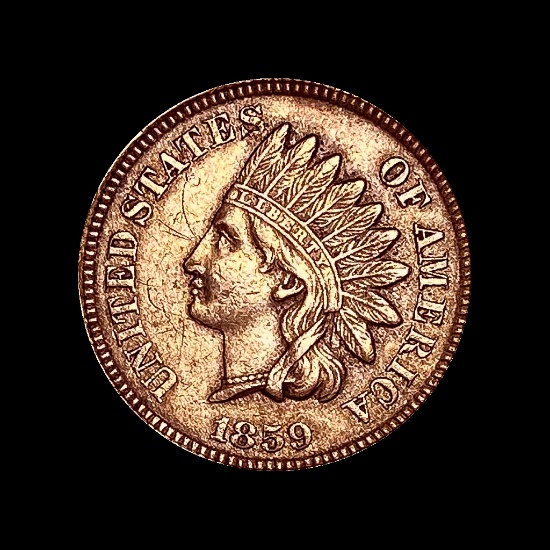 1859 Indian Head Cent CLOSELY UNCIRCULATED