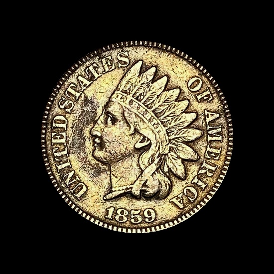 1859 Copper-Nickel Indian Head Cent NEARLY UNCIRCULATED