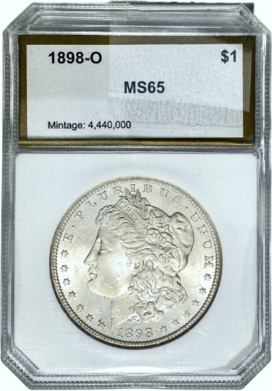 1898-O Morgan Dollar MS65