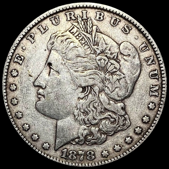 1878 Silver Morgan Dollar LIGHTLY CIRCULATED