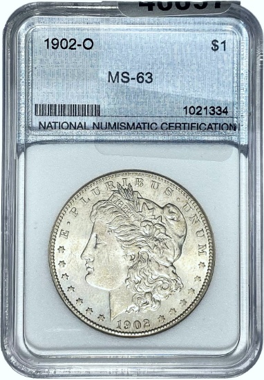 1902-O Morgan Dollar NNC MS-63