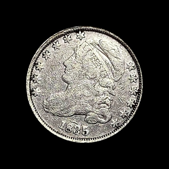1835 Capped Bust Dime NICELY CIRCULATED
