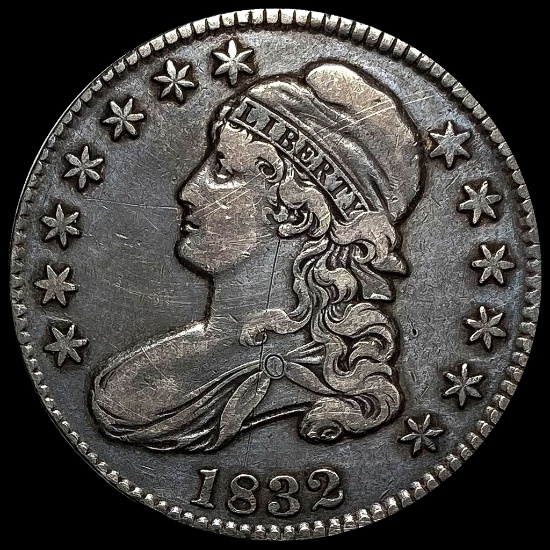 1832 Capped Bust Half Dollar LIGHTLY CIRCULATED