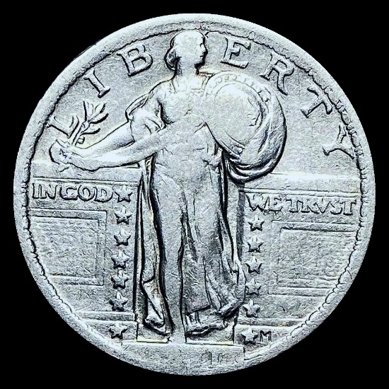 Standing Liberty Quarter 1917 Type 1 GEM BU