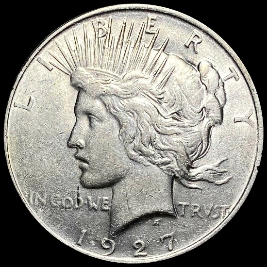 1927-D Silver Peace Dollar CLOSELY UNCIRCULATED