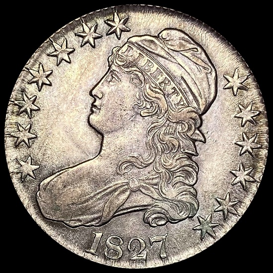 1827 Capped Bust Half Dollar CLOSELY UNCIRCULATED