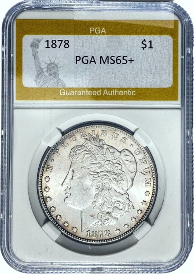 1878 Morgan Dollar PGA MS65+