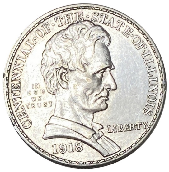 1918 Illinois Half Dollar MS