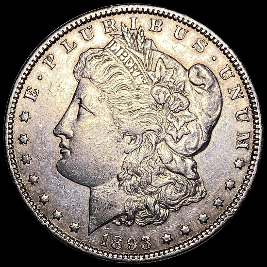 1893 Morgan Silver Dollar CLOSELY UNCIRCULATED