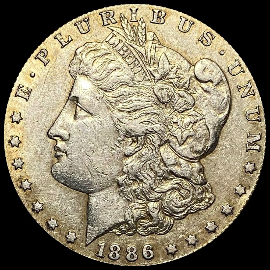 1886-S Silver Morgan Dollar CLOSELY UNCIRCULATED