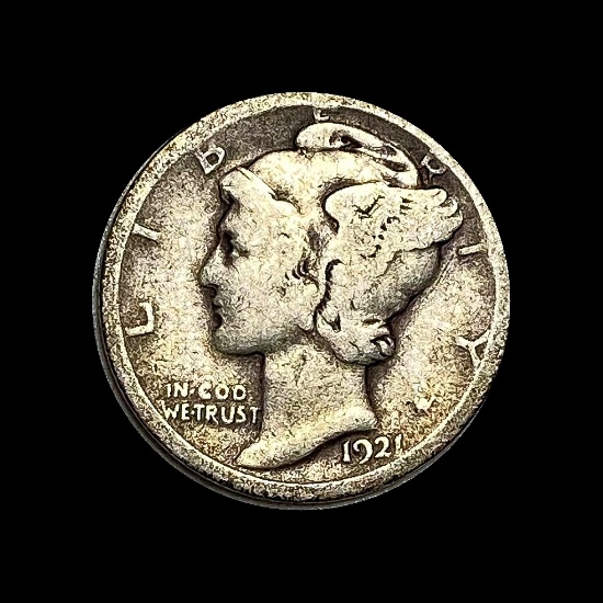 1921 Mercury Dime NICELY CIRCULATED