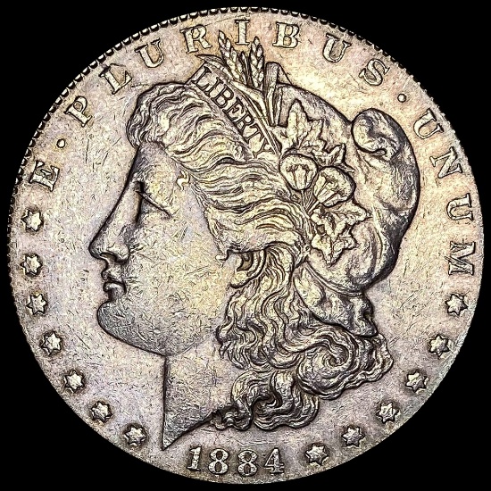 1884-S Silver Morgan Dollar CLOSELY UNCIRCULATED