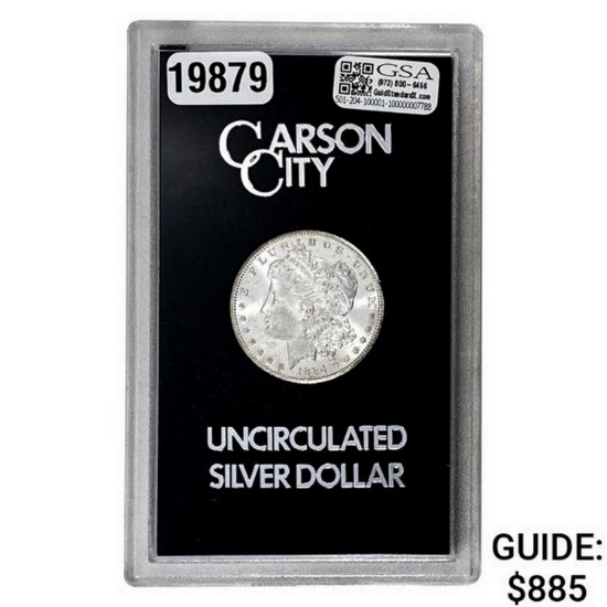 1884-CC Morgan Silver Dollar GSA