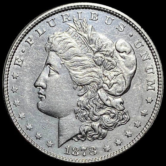 1878 Silver Morgan Dollar CLOSELY UNCIRCULATED