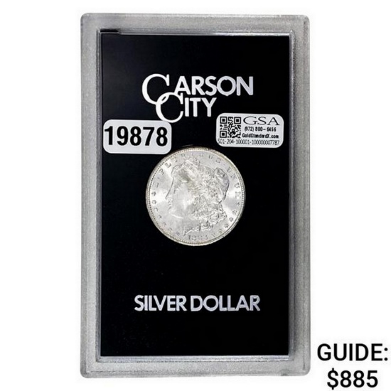 1883-CC Morgan Silver Dollar GSA