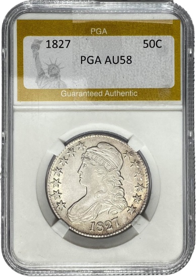 1827 50C PGA AU58