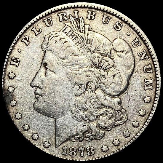 1878 Silver Morgan Dollar NEARLY UNCIRCULATED