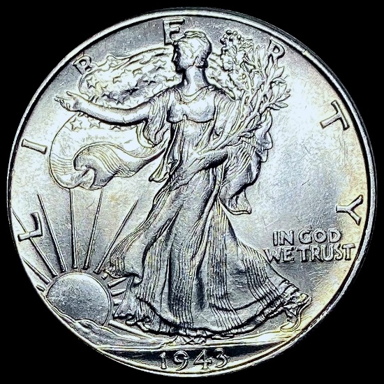 1943 Silver Half Dollar (Walking Liberty) GEM BU