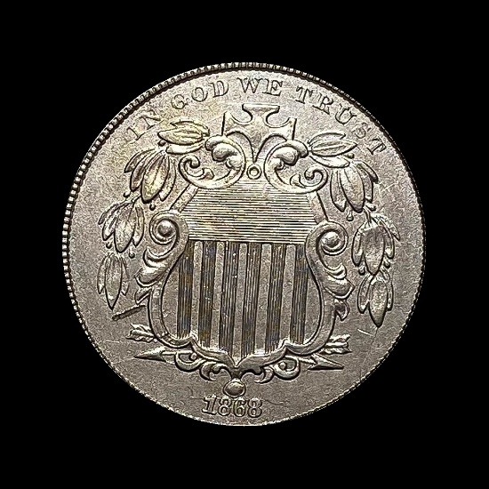 1866 Shield Nickel CHOICE BU