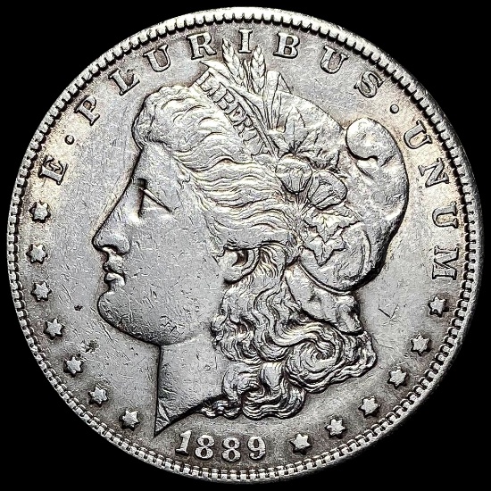 1889-S Silver Morgan Dollar CLOSELY UNCIRCULATED