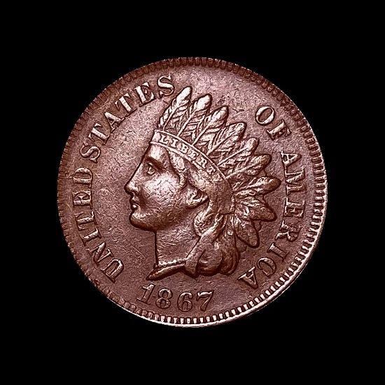 1867 Indian Head Cent CLOSELY UNCIRCULATED