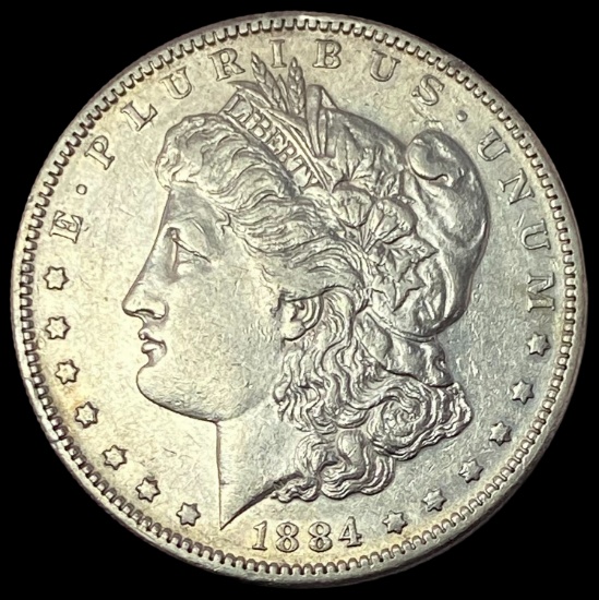 1884-S Silver Morgan Dollar CLOSELY UNCIRCULATED