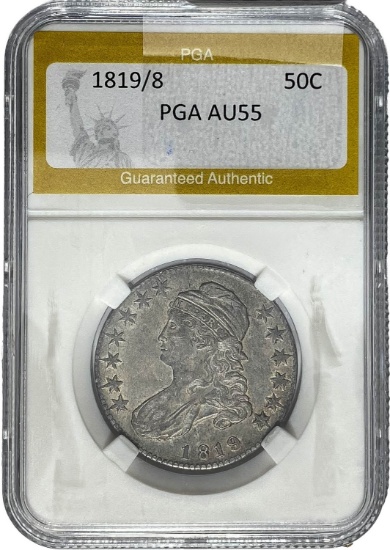 1819/8 50C PGA AU55