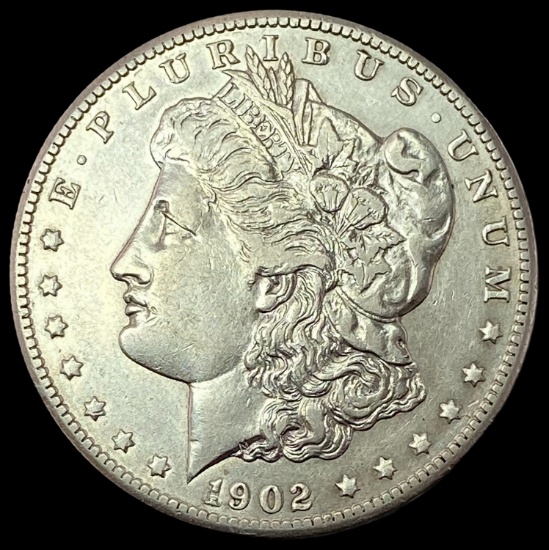 1902-S Silver Morgan Dollar CLOSELY UNCIRCULATED