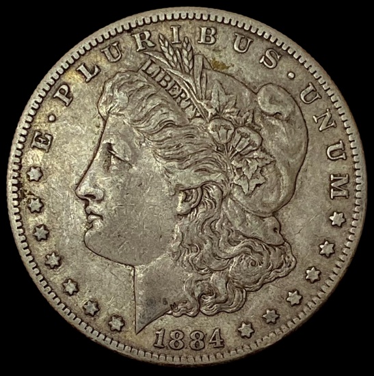 1884-S Silver Morgan Dollar LIGHTLY CIRCULATED