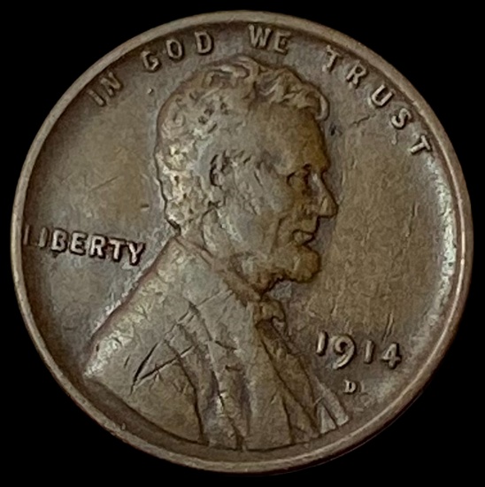 1914-D Lincoln Wheat Cent CLOSELY UNCIRCULATED