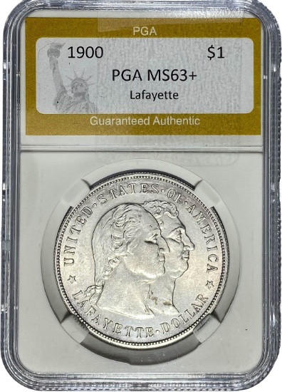 1900 Lafayette Dollar PGA MS63+
