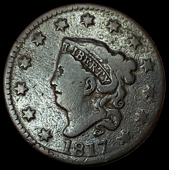 1817 Coronet Head Large Cent LIGHTLY CIRCULATED