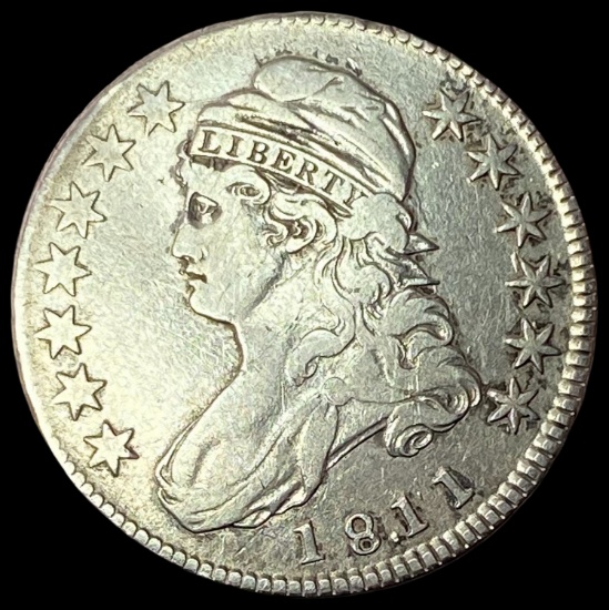 1811 Capped Bust Half Dollar NEARLY UNCIRCULATED
